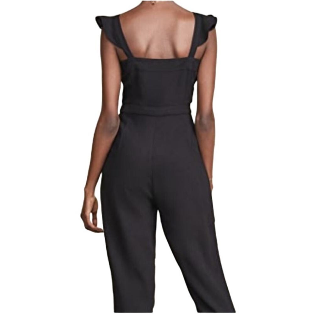 NWOT Cupcakes And Cashmere Sleeveless Jumpsuit Women's Size 0 Black Rayon - Picture 3 of 14